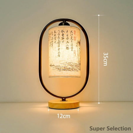 Modern Nordic Desk Lamp Solid Wood & Fabric Shade Dimmable Touch Control With USB Port 3 Light Modes For Bedroom Home Office Nightstand