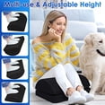 thumbnail image 1 of Dosaele Ergonomic Foot Rest Under Desk - Premium Velvet Soft Foam Footrest for Desk - Most Comfortable Desk Foot Rest in The World for Lumbar  Back  Knee Pain - Foot Stool Rocker, 1 of 11