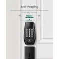 thumbnail image 6 of DESLOC Keypad Deadbolt with Display, Keyless Entry Smart Lock, Electronic Locks for Front Door, 1-Year Battery Life, Auto Lock, 100 User Codes, Easy Installation-Black, 6 of 10