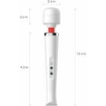 thumbnail image 2 of Wireless Wand Massager - 10 Powerful Speeds and 2+ Hours Battery Life - Handheld Electric Personal Massager for Women - Waterproof - USB charging (White), 2 of 7