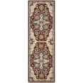 thumbnail image 3 of SAFAVIEH Aspen Jerred Southwestern Wool Runner Rug, Red/Blue, 2'3" x 7', 3 of 7