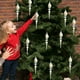 thumbnail image 4 of Decoraciones de Árbol de Navidad Collar de Colgante de Acrílico Transparente Metálico Decoración de Árbol de Navidad Colgante Ornamentos de Árbol de Navidad, 4 of 6