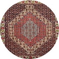 thumbnail image 1 of Ahgly Company Machine Washable Indoor Round Traditional Dark Almond Brown Area Rugs, 3' Round, 1 of 7