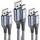 thumbnail image 1 of Cable USB tipo C Sweguard de carga rápida de 3,1 A [paquete de 3 unidades de 2 m+1 m+1 m], 1 of 6
