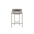 thumbnail image 3 of Madison Park Copeland 25.25" Solid Wood Polyester Counter Stool in Gray, 3 of 9