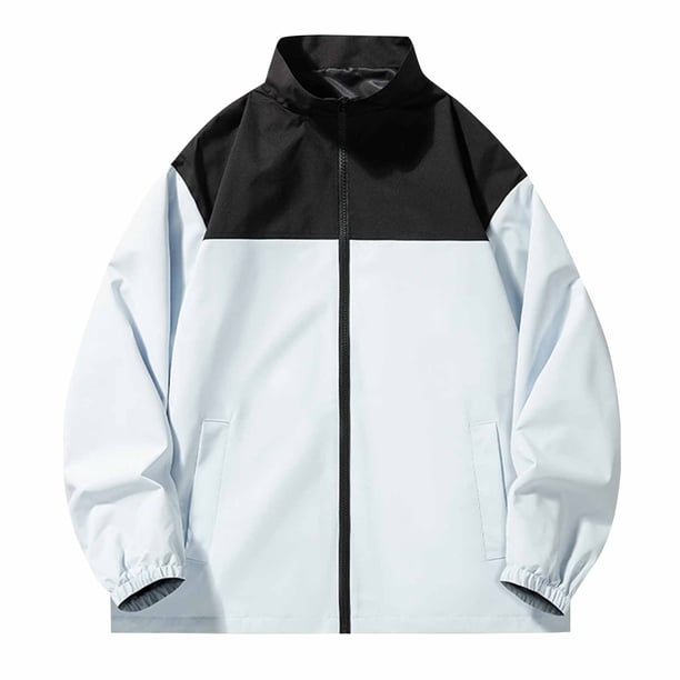 Puntoco Abrigo Holgado De Manga Larga Para Hombre, Para Tiempo Libre, De Un Solo Color, Para Exteriores, Para Montañismo