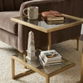 thumbnail image 4 of Cortesi Home Luician Contemporary End Table, Brushed Gold, 4 of 6