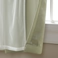 thumbnail image 4 of TOWN & COUNTRY LUXE Talia Double Layer Indoor Curtains, Sheer and Room Darkening Blackout, Grommet Top, Energy Efficient, 2-Pack Set, 52"x84", Sand, 4 of 11