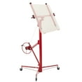 thumbnail image 1 of VEVOR Cloison Sèche de 16 Pi, Levage de Tôle 150 Lb, Bras Ajustable, Roues Verrouillables, Rouge, 1 of 9