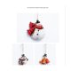 thumbnail image 4 of 4 Pieces Christmas Resin Ornaments Angel Decorations Angel Ornaments For Christmas Favors, 4 of 5