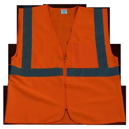 

Petra Roc OV2-CB0-4X-5X Safety Vest Ansi Class 2 Contrast Binding Orange Solid 4X & 5X