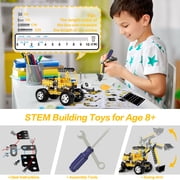 KukuFun Stem Building Projects Toys for Kids Boys 8 9 10 11 12 Year Old, Engineering Metal Building Construction Model kit