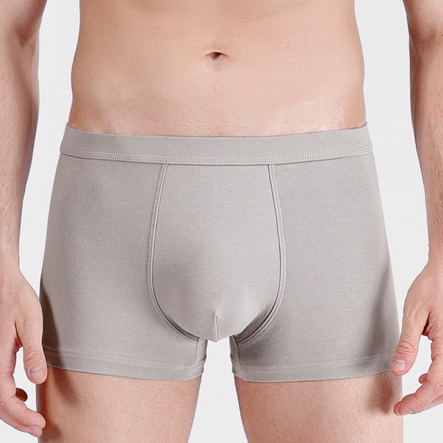 LYMAYTER Boxer Briefs for Men's Cotton Moisture-Wicking Underwear Seamless Micro Modal Underpants