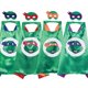 thumbnail image 2 of Manto de Tortugas Ninja Mutantes adolescentes para niños, ropa de Cosplay para niños, capa y máscara de ojos, chal de fiesta, accesorios para niños y niñas, 2 of 4