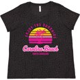 thumbnail image 3 of Inktastic Summer Enjoy the Sunshine Carolina Beach North Carolina Pink Women's Plus Size T-Shirt, 3 of 5