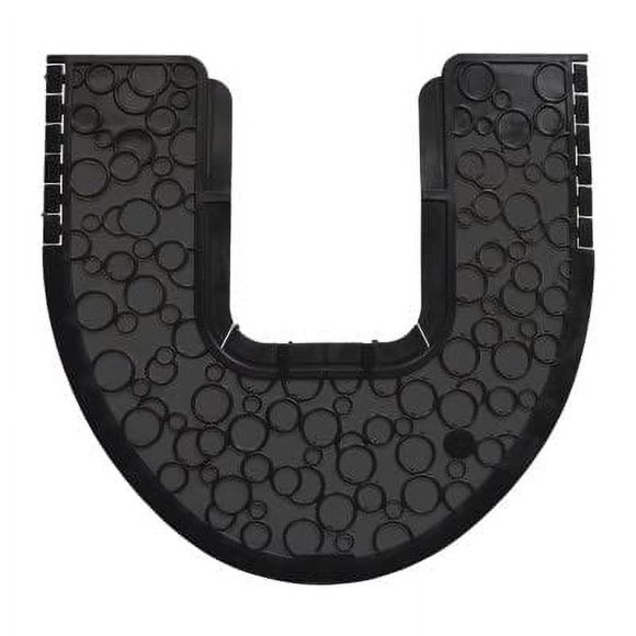 Tapis de Commode P Shield pour Protection de Sol Très Absorbant Neutralise les Odeurs Antidérapant Longue Durée Fabriqué aux États-Unis 6 Pack en Noir