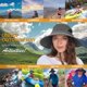 thumbnail image 5 of Sun Hat for Men/Women, Waterproof Wide Brim Bucket Hat UV Protection Boonie Hat for Fishing Hiking Garden Beach, 5 of 5