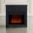 thumbnail image 3 of Jofran Hearthside Modern Rustic 32" Electric LED Fireplace 5000 BTU Console TV Stand, 3 of 6