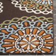 thumbnail image 4 of Safavieh Veranda Axum Geometric Indoor/Outdoor Runner Rug, Chocolate/Terracotta, 2'3" x 10', 4 of 9