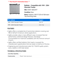 thumbnail image 2 of Radiator - Compatible with 1999 - 2004 Chevy Tracker 2000 2001 2002 2003, 2 of 2