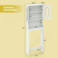 thumbnail image 4 of Costway Storage Cabinet Tower Organizer Over the Toilet Bathroom Spacesaver, 4 of 10