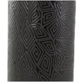 thumbnail image 6 of DecMode 19" Black Ceramic Vase with Geometric Etchings, 6 of 10