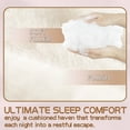 thumbnail image 4 of LUXERAD Warm Anti-Wrinkle Beauty Pillow (White) – For Side/Back Sleepers, Gentle & Skin-Friendly, No Cold Sensation, 4 of 7