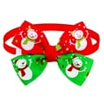 thumbnail image 3 of Opolski Pet Bow Tie Christmas Series Pattern Decorative Adjustable Pet Dogs Cats Bowknot Collar for Festival, 3 of 8