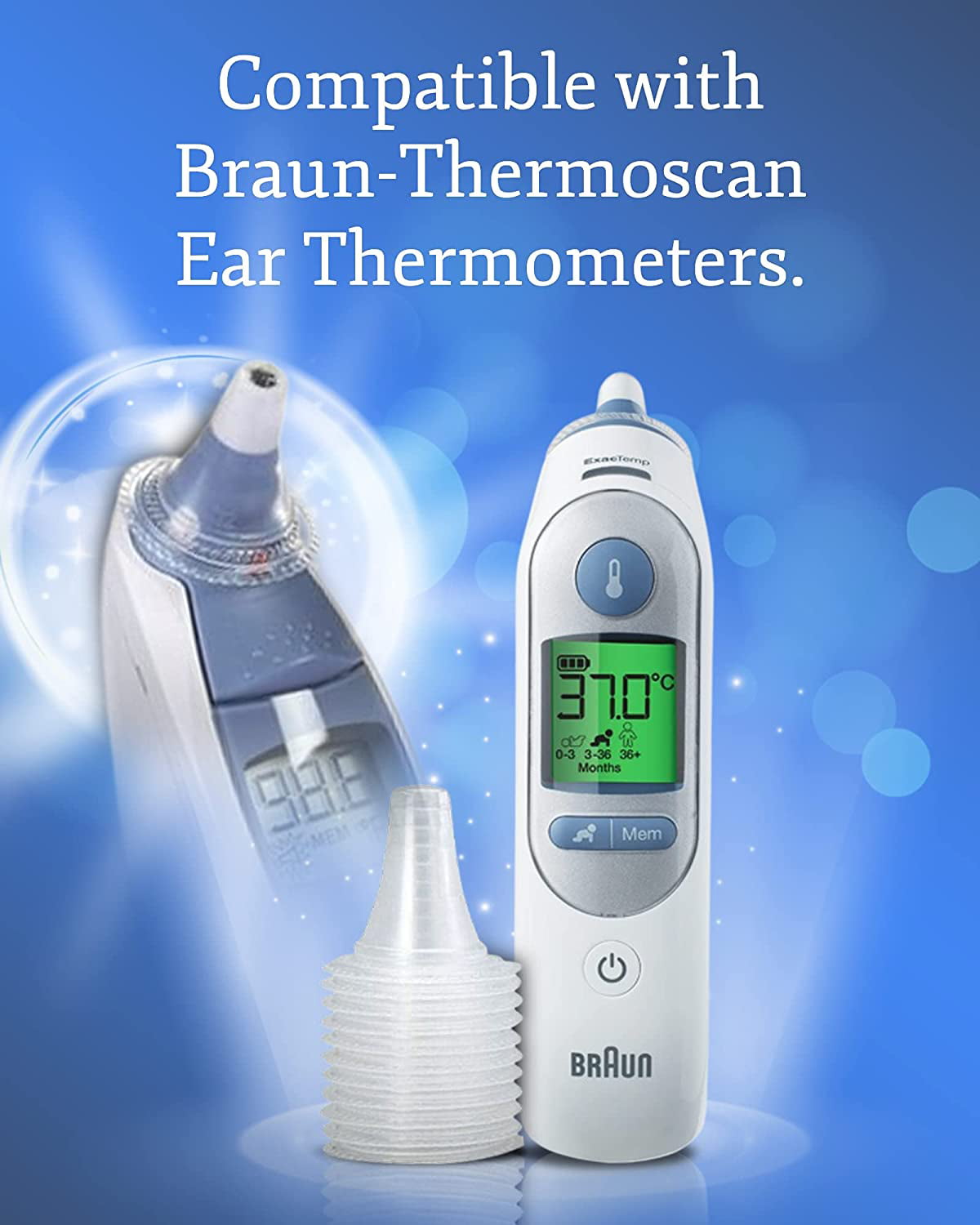 Notice Thermometre Braun Thermoscan 5 Thermoscan 7 IRT - 6020 6520 PDF, PDF, Thermometer