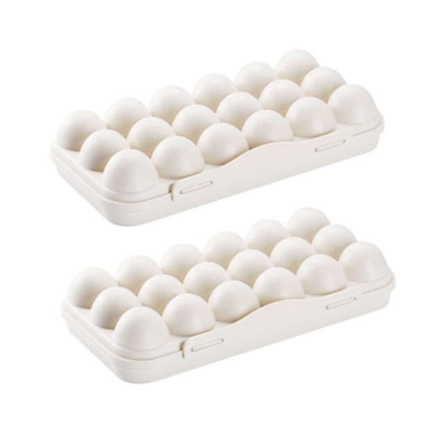 ELAYARD 2Ud Apilable Para Almacenamiento De Huevos Con 18 Espacios Resistente En Color