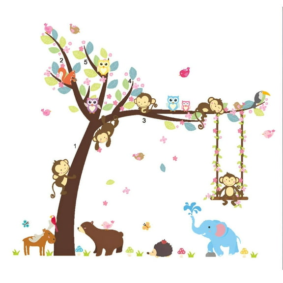 AUQ Wall Stickers,Creative Renovation Wall Stickers,No Marks Wall Stickers Decor,Multicolor,Style2