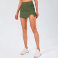 thumbnail image 2 of Falda de tenis ajustada y elástica para mujer, antideslumbrante, de cintura alta, para deportes, yoga, fitness, golf, falda corta con bolsillo, 2 of 6