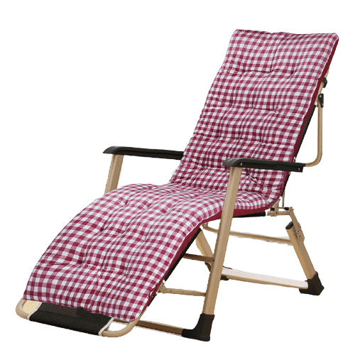 2 Piece Rocking Chair Cushions Outdoor Folding Fishing Chair Seat & Back Pad 