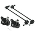 thumbnail image 1 of Unique Bargains 4pcs Kit de Suspensión Delantera Enlace de Barra Estabilizadora Inferior Junta Esférica para Toyota RAV4 2001-2005, 1 of 7