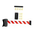 thumbnail image 3 of davian Wall Mount Retractable Belt Wall Mounted Caution Belt Queue Line Divider Multifunctional for Banks Restaurant Malls Corridor 2m, 3 of 8