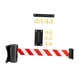 thumbnail image 3 of Barrera de cinturón retráctil para montaje en pared, barrera de precaución flexible multiusos para montaje en pared. 2 metros, 3 of 9