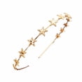 thumbnail image 5 of Accesorios para el cabello europeos y americanos, diadema fina con estrellas pentagonales, diadema para dama dulce, accesorios para el cabello de aleación, 5 of 5