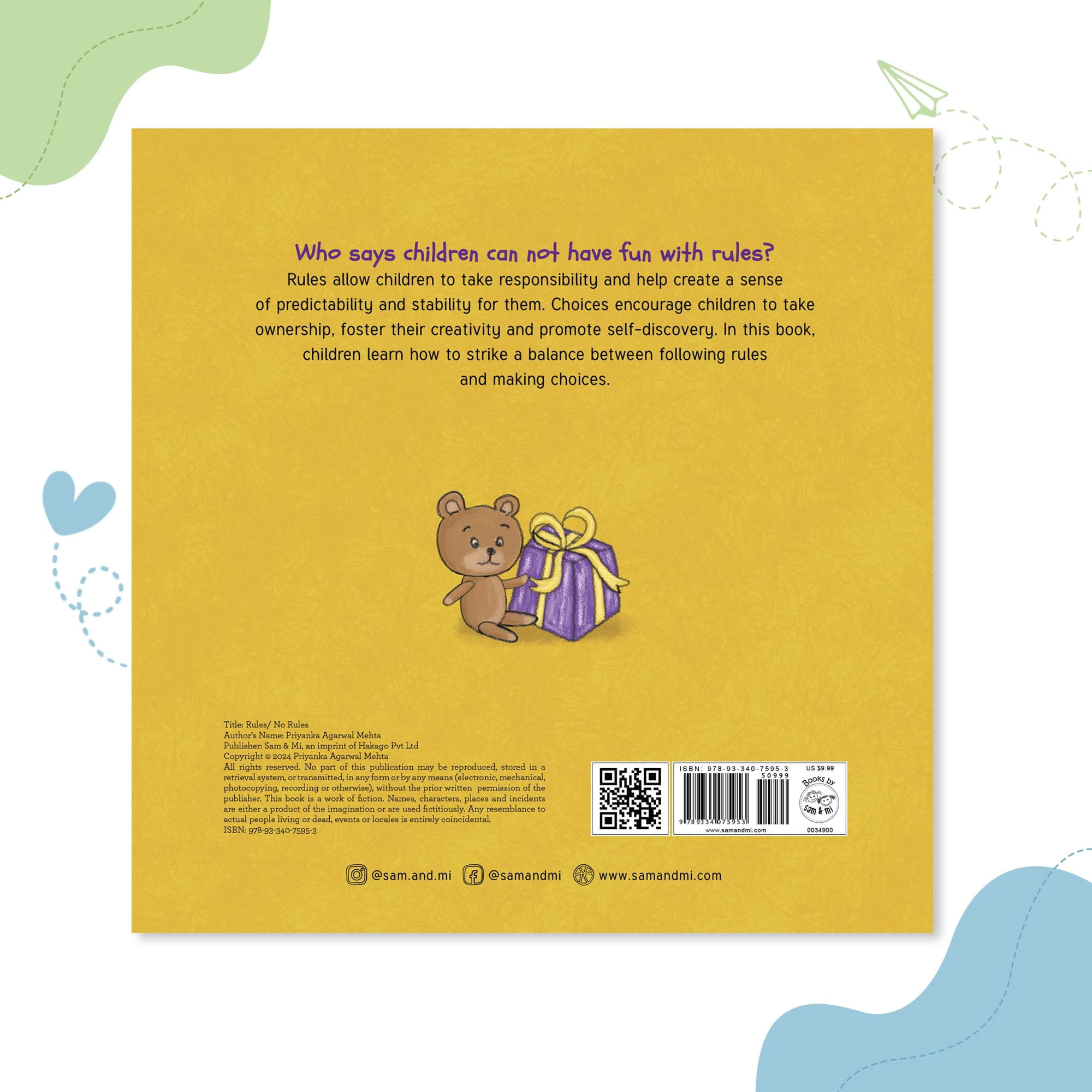 Rules/ No Rules: Baby Books on Following Rules While Having Fun Interactive Toddlers Learning Book with Fun Activity Bir, (Paperback)