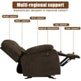 thumbnail image 5 of Recliner Chair Reclining Sofa for Living Room Recliner Sofa and Couch Sofa Fabric Home Theater Seating Motion for Living Room Manual Recliner, 5 of 7