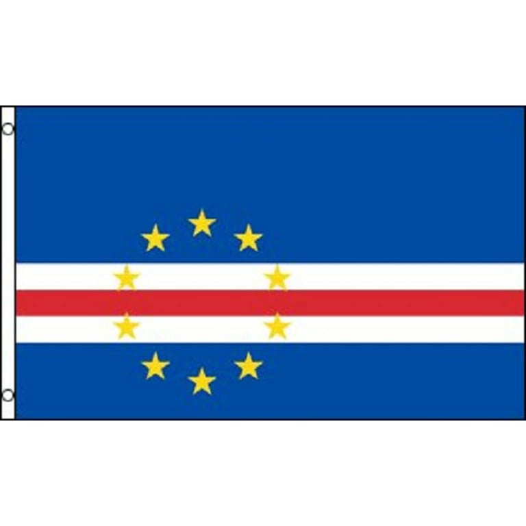 Lår hensigt Antagonisme 3x5 Cape Verde Flag Island Banner Pennant - Walmart.com