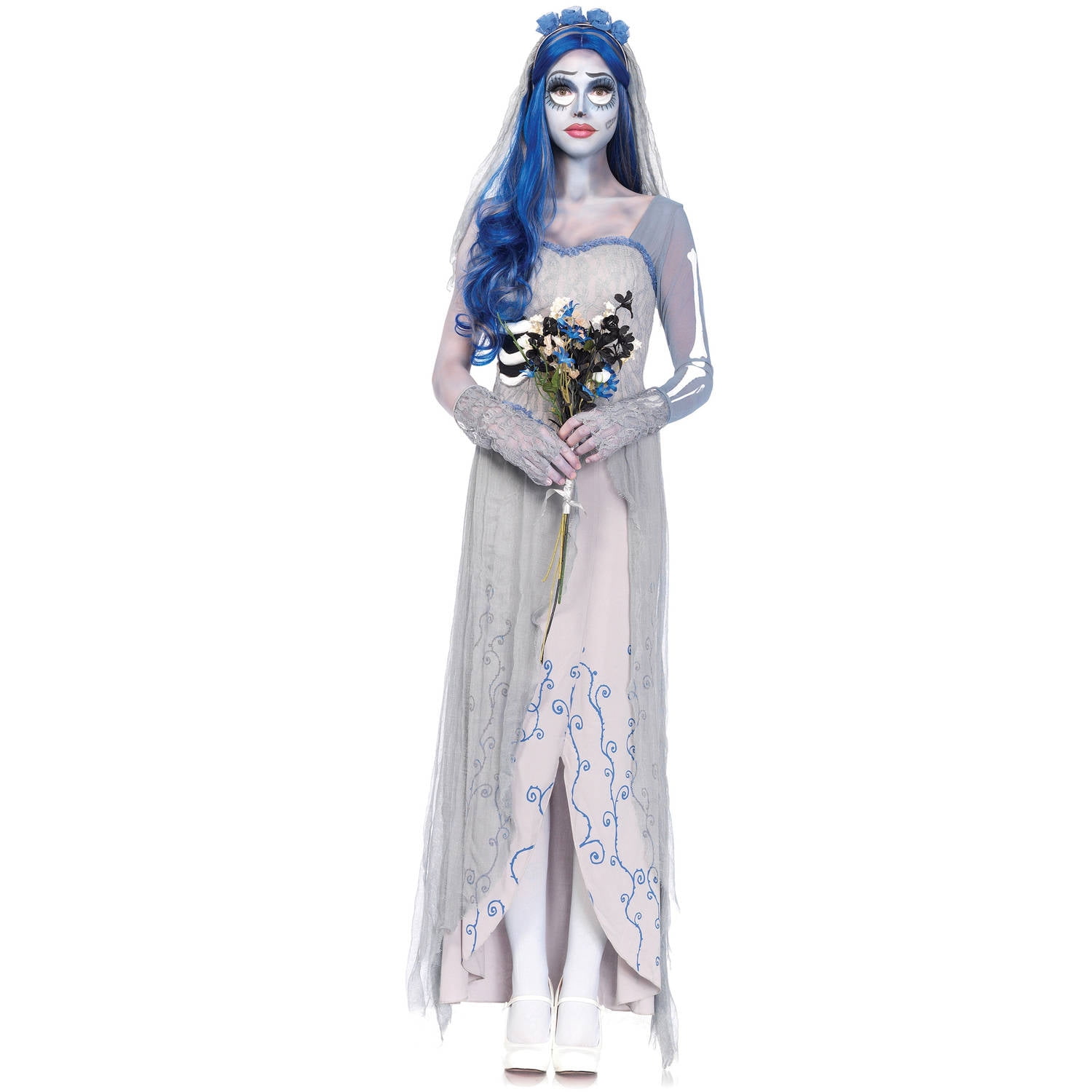 Leg Avenue Adult Tim Burton S Corpse Bride 4 Piece Costume Walmart Com