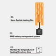 thumbnail image 3 of Unisex Electric USB Heating Scarf Massage Heated Neck Wrap with Power bank 80cm Length, 3 of 4