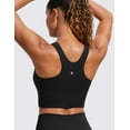 thumbnail image 2 of CRZ YOGA Butterluxe Racerback Longline Sports Bras for Women Padded Crop Workout Tank Top, 2 of 6