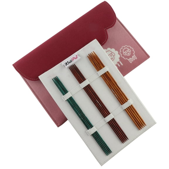 KnitPro-Dreamz Starter Double Point Needle Set 6"-5 Pair - Assorted Sizes