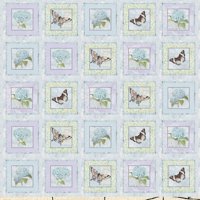 Hydrangea Panel Fabric By The Yard