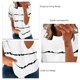 thumbnail image 1 of Women Short Sleeve T Shirt Casual Style Round Neck Stripes Pattern Breathable Women Summer T Shirt for Office ANGGREK Otros, 1 of 5