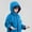 Blue, variant on OGLCCG Boys Reversible Rain Jacket Lightweight Breathable Full Zip Raincoat Outdoor Waterproof Hooded Windbreaker For Kids 3-12 Years