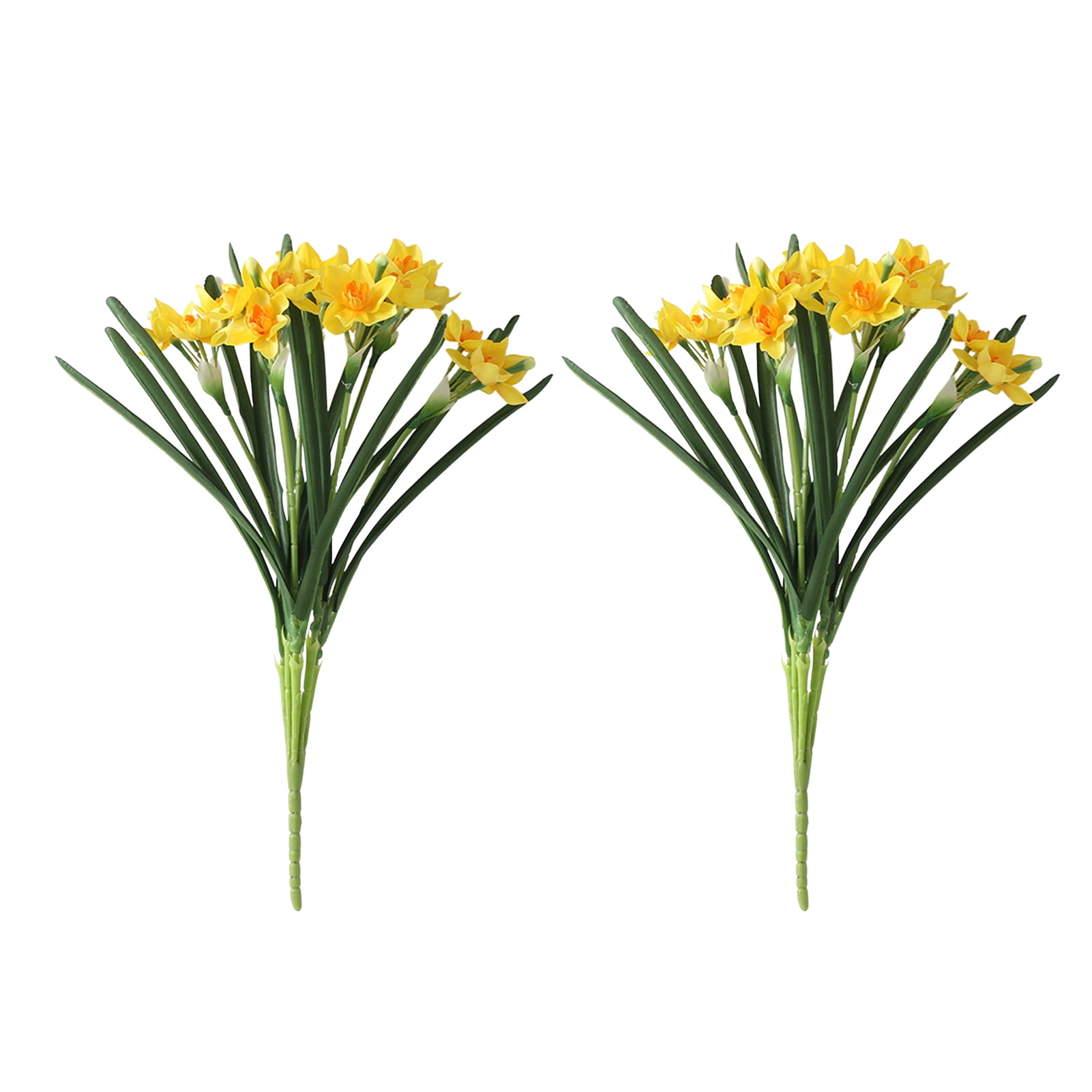 Younar Artificial Daffodil Flowers, Simulation Silk Flower, Fake Flower