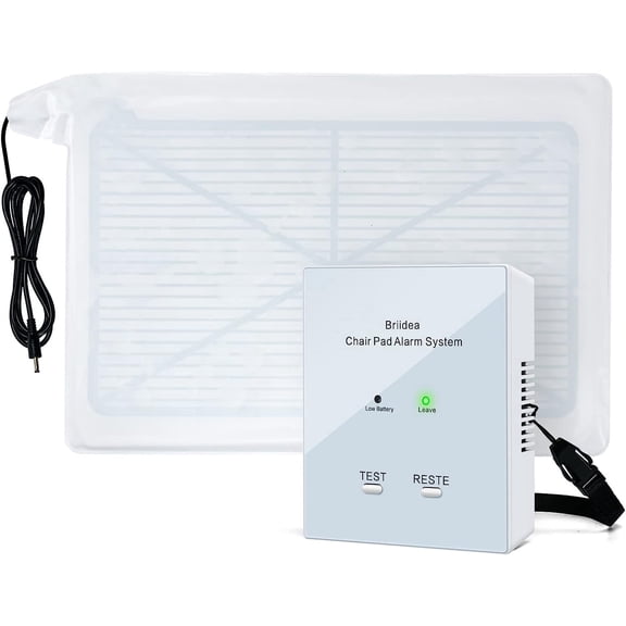 Chair Alarm for Elderly Dementia Patients, Briidea Chair Alarms and Fall Prevention for Elderly, Dual Protection of Lighting and Sound, Protecting the Safety of Wheelchair Users