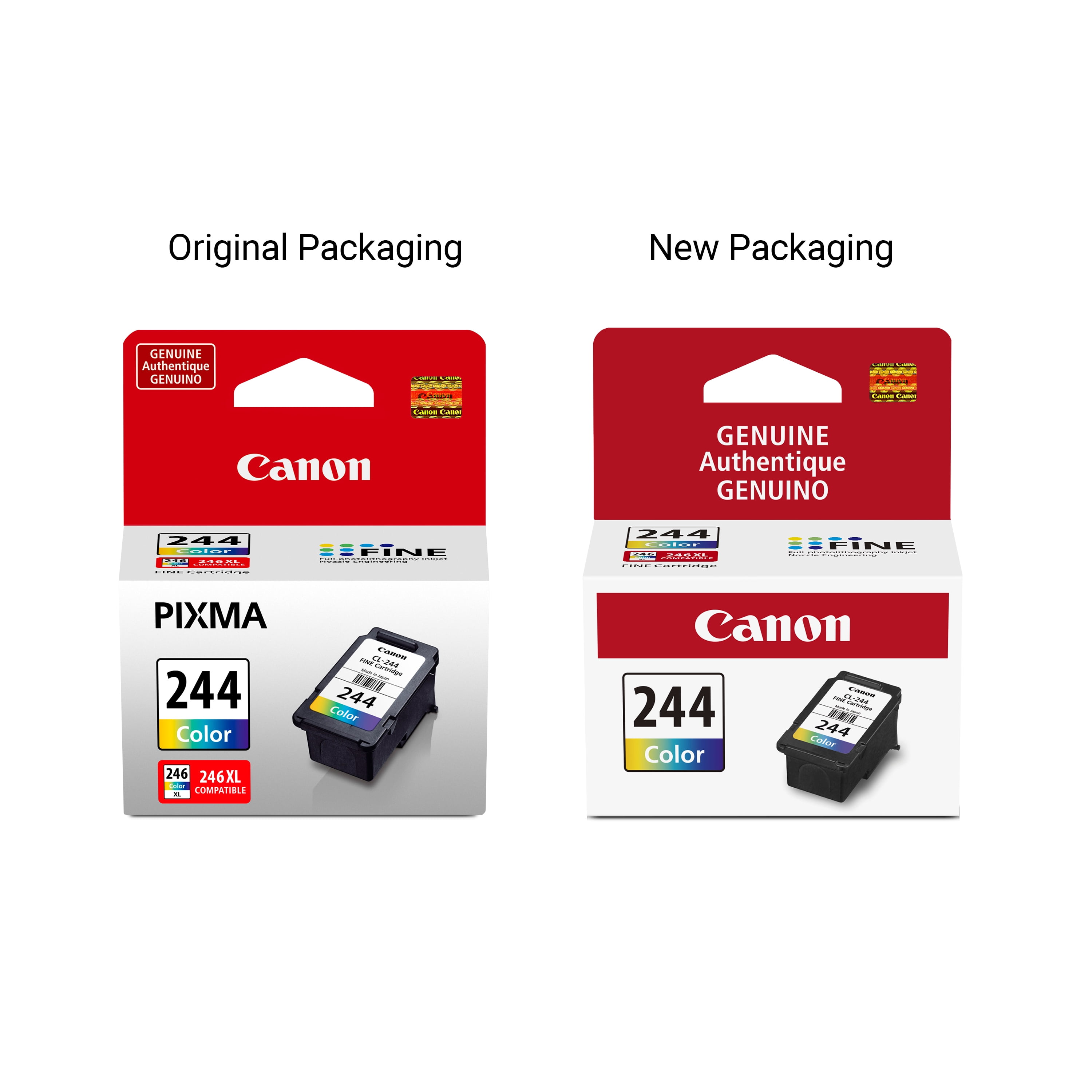 Canon CL-244 Compatible to MG2525, MG3020, TR4520/4522, TS202, TS302, TS3120/3122, TS3320/3322 Printers